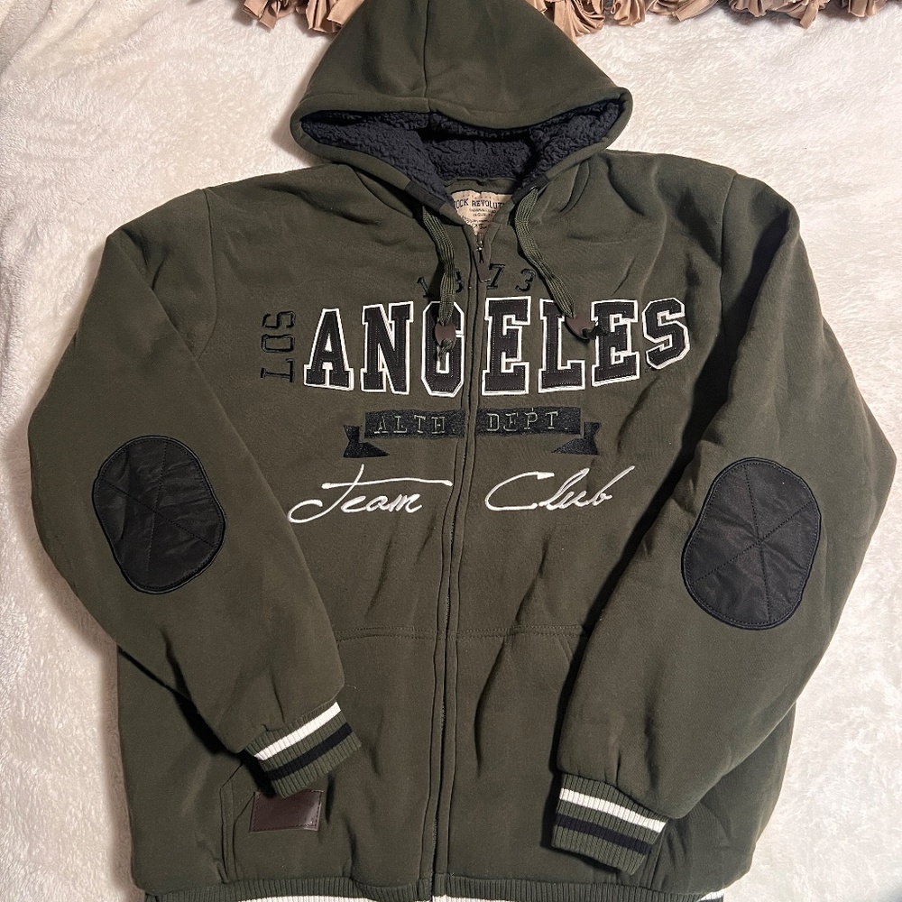 Vinatge Rock Revolution Sherpa Lined Jacket